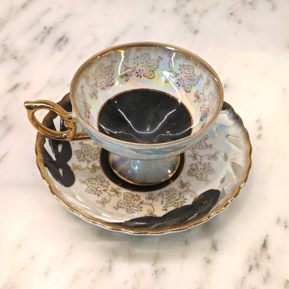Vintage Lefton teacup and saucer